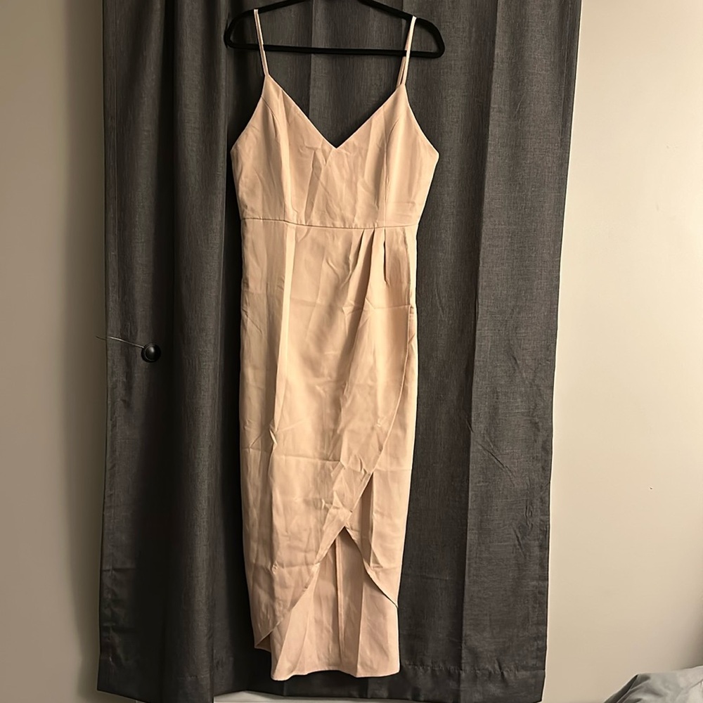 Cream Midi Dress